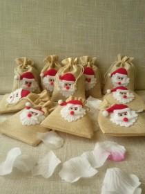 wedding photo - Christmas gifts Linen bags , Natural linen bag, jewelry packaging, linen wrap, Linen Bags with Lace, Small linen bags, Wedding Bags, Gift