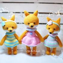 wedding photo - Cute fox, Fox in dress, stuffed cute fox, Christmas gift idea, Woodland animals, Stuffed toys. Amgurumi animals. Crochet toy. Baby toy.
