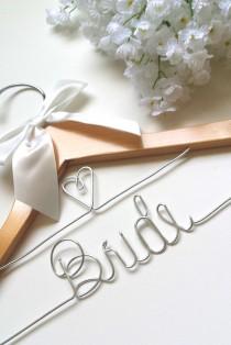 wedding photo - Bridal Wedding Dress Hanger