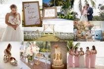 wedding photo - BEAUTIFUL PASTEL BEACH WEDDING – DESTINATION: CAYMAN ISLANDS