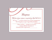 wedding photo -  DIY Wedding RSVP Template Editable Text Word File Download Printable RSVP Cards Red Rsvp Card Template Wine Rsvp Card