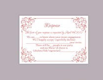wedding photo -  DIY Wedding RSVP Template Editable Text Word File Download Printable RSVP Cards Wine Red Rsvp Card Template Red Rsvp Card