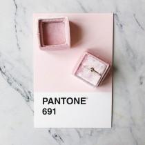 wedding photo - Free shipping! Blush Pink Velvet Ring Box Handmade Wedding Vintage Shiny  Engagement Gift Bride Hand Dyed Velvet