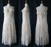 wedding photo - Wedding dress,French lace, single model, Vintage  1980's