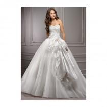 wedding photo - Luxury Ball Gown Natural Waist Sweetheart Tulle Chapel Train Bridal Dress - Compelling Wedding Dresses