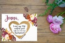 wedding photo - SET OF 4 or more Scratch-Off Will you be my Bridesmaid Cards - Maid of Honor, Matron of Honor, Bridesmaid Ask Card with Metallic Envelope