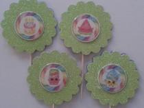 wedding photo - Cupcake Toppers, Shopkins, Birthday Cake Toppers, Shopkins Inspired Cupcake Toppers, Shopkins Theme Party, Party Favor