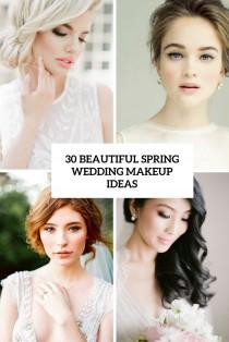 wedding photo - 30 Beautiful Spring Wedding Makeup Ideas - Weddingomania