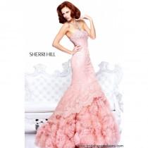 wedding photo - Sherri Hill 21014 Lace Mermaid Prom Dress - Crazy Sale Bridal Dresses
