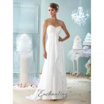 wedding photo - Enchanting by Mon Cheri 215108 Lace Destination Wedding Gown - Brand Prom Dresses