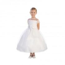 wedding photo - Tip Top 5574 Flower Girls White Dress - Brand Prom Dresses