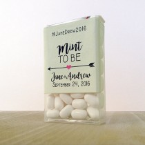 wedding photo - SQUARE Mint to Be Tic Tac Favor LABELS • Tic Tac Labels • Favor Label • Mint To Be • Wedding Favor Label • Mint to Be Favor Labels • Labels