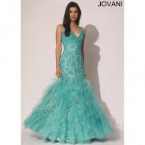 wedding photo - Jovani 88243 Lace Mermaid Dress - 2017 Spring Trends Dresses
