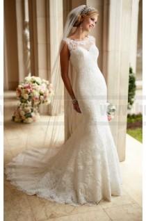 wedding photo - Stella York Low illusion Back Wedding Dress Style 6125