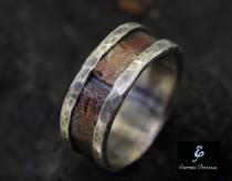 wedding photo - Mens wedding Ring, Mens Engagement Ring, Mens Wedding Band, Men's band Ring, Unique mens ring, Engagement Ring , Rustic copper ring