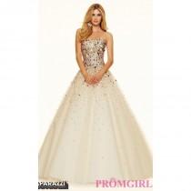 wedding photo - Strapless Long Ball Gown Style Prom Dress by Mori Lee - Discount Evening Dresses 