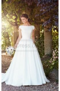 wedding photo -  Essense of Australia Modest Wedding Dress With Sleeves Style D2274