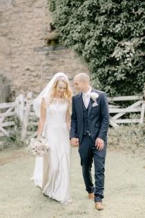 wedding photo - Justin Alexander Lace For A Romantic, Charming And Quintessentially English Wedding