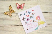 wedding photo - Will you be my Flower Girl , Butterfly  , Flower girl proposal, Flower girl gift, Fairy card, Be my flower girl