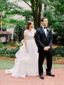 wedding photo - Classic At-Home Wedding By Amy Arrington Photography