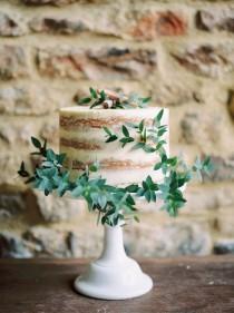 wedding photo - Single Tier Wedding Cakes