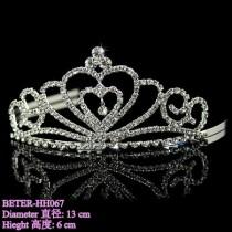 wedding photo -  Beter Gifts® Wedding bride Princess HH050 Hair Girl Tiara Crown Birthday