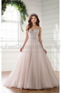 wedding photo -  Essense of Australia Strapless Fit And Flare Wedding Dress With Silver Beading Style D2272