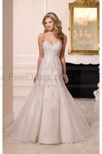 wedding photo -  Stella York Silver Lace Wedding Dress Style 6150
