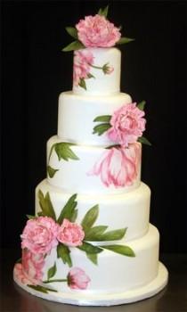 wedding photo - Gorgeous Spring Wedding Cake
