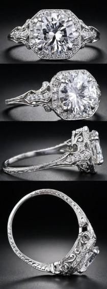 wedding photo - Diamond Rings: Antique/vintage.