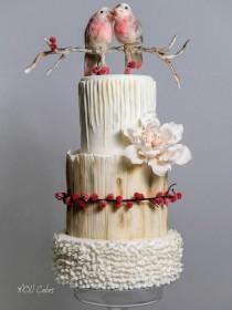 wedding photo - Birds cake