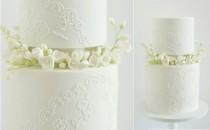 wedding photo - White Wedding Cake