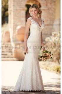 wedding photo -  Essense of Australia Sheath Wedding Dress With Lace Style D2159