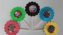 wedding photo - Suicide Squad Cupcake Toppers  Cupcake Toppers, Suicide Squad Theme Party,