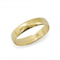 wedding photo - Men classic 4mm width wedding ring. Classic wedding ring. Gold wedding ring. - 14k yellow gold  unisex wedding ring. (gr-9294-1447)