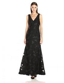 wedding photo -  Beter Gifts®  Vera Wang Women's Burnout Organza Gown with Mesh, Black, 2