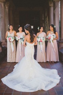 wedding photo - East-Meets-West Wedding At The Boston Public Library