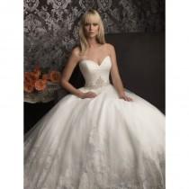 wedding photo - Allure Bridals 9014 Strapless Lace Ball Gown Wedding Dress - Crazy Sale Bridal Dresses
