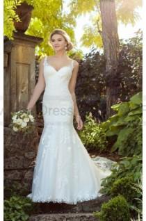 wedding photo -  Essense of Australia Vintage Boho Wedding Dress With Pearl Beading Style D2208