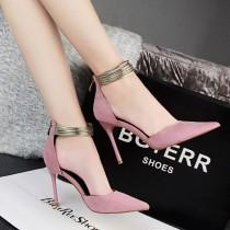 wedding photo - Ankle Straps High Heels Shoes