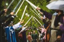 wedding photo - Offbeat Bride interview about Renaissance weddings on NPR's Here & Now and Houston Public Radio