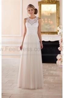 wedding photo -  Stella York High Neck Wedding Dress With Lace Back Style 6284