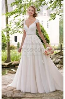 wedding photo -  Stella York Romantic Cap Sleeve Wedding Dress With Cameo Back Style 6391