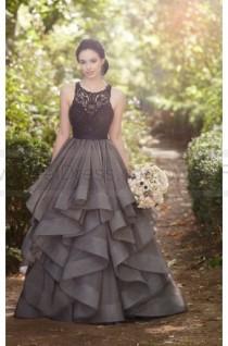 wedding photo -  Martina Liana Black Ball Gown Wedding Dress Separates Style Brody   Stevie