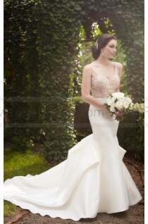 wedding photo -  Martina Liana Glam Wedding Dress Separates With Cathedral Train Style Blaine   Sahar