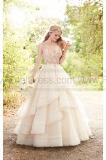 wedding photo -  Martina Liana Pink Wedding Dress With Rose Gold Beading Style 884