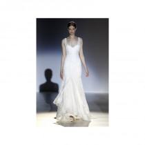 wedding photo - Vestido de novia de Franc Sarabia - 2014 Recta Tirantes Vestido - Tienda nupcial con estilo del cordón