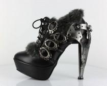 wedding photo - Gothic Shoes (Hades): Morgana (Blk).