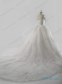 wedding photo - Royal stylish cinderella wedding princess ball gown dress