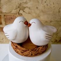 wedding photo - Happy Love Bird Cake Topper